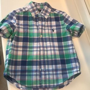 Ralph Lauren short sleeved button up 3T